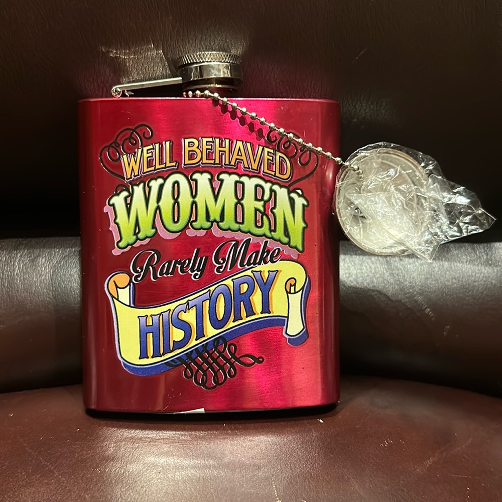 New Well Behaved Women Flask